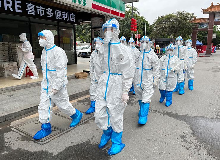 集团党员助力广州疫情封控区，，，筑牢抗疫“长城”