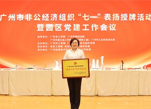 标杆引领，，，声誉升级！！集团党支部荣膺广州市非公有制经济组织“双强六好”标